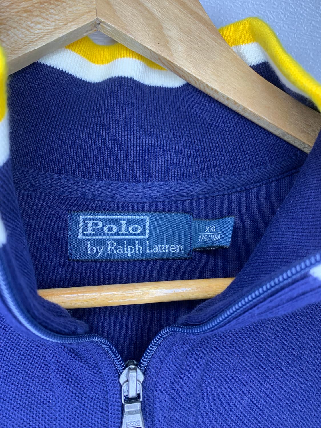 폴로 랄프로렌 네이비 집업 자켓 큰 포니 로고  XXL 상품이미지2