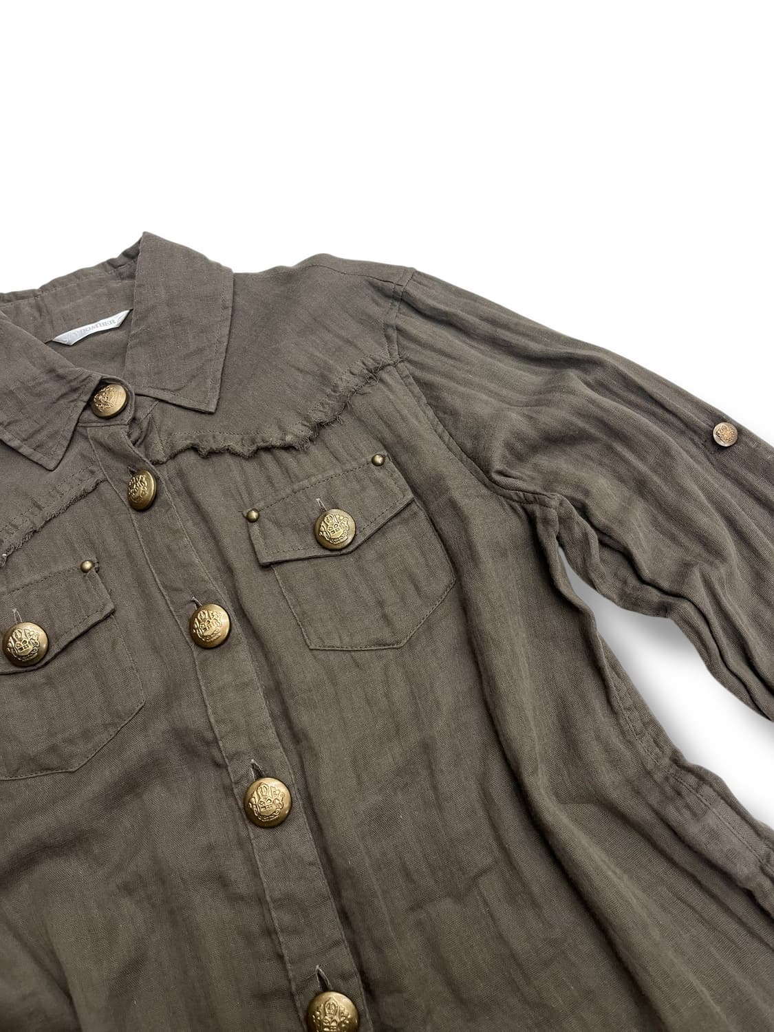 bronze button shirt  상품이미지2