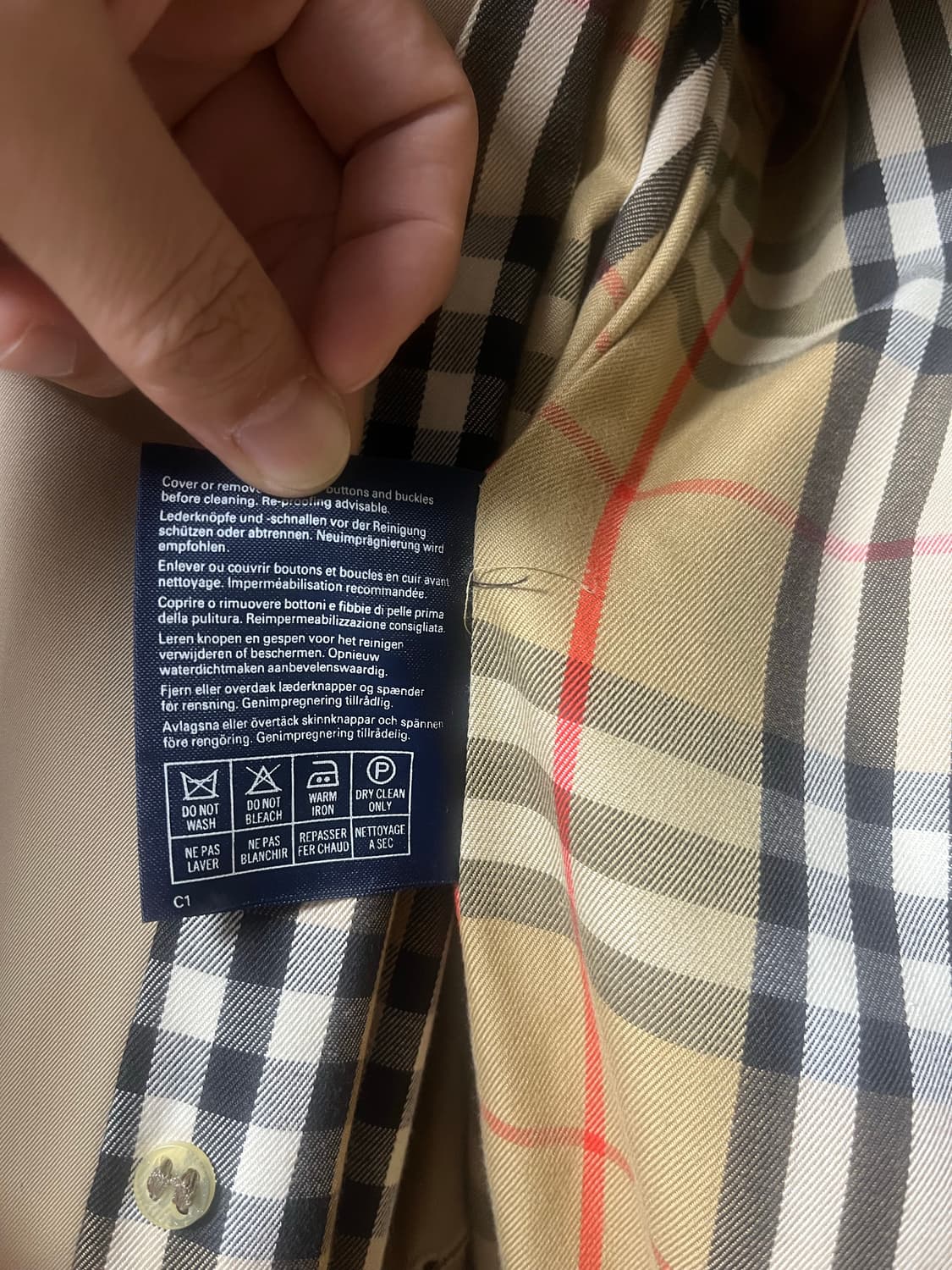 빈티지 베이지 버버리 트렌치 코트 판매  상품이미지5