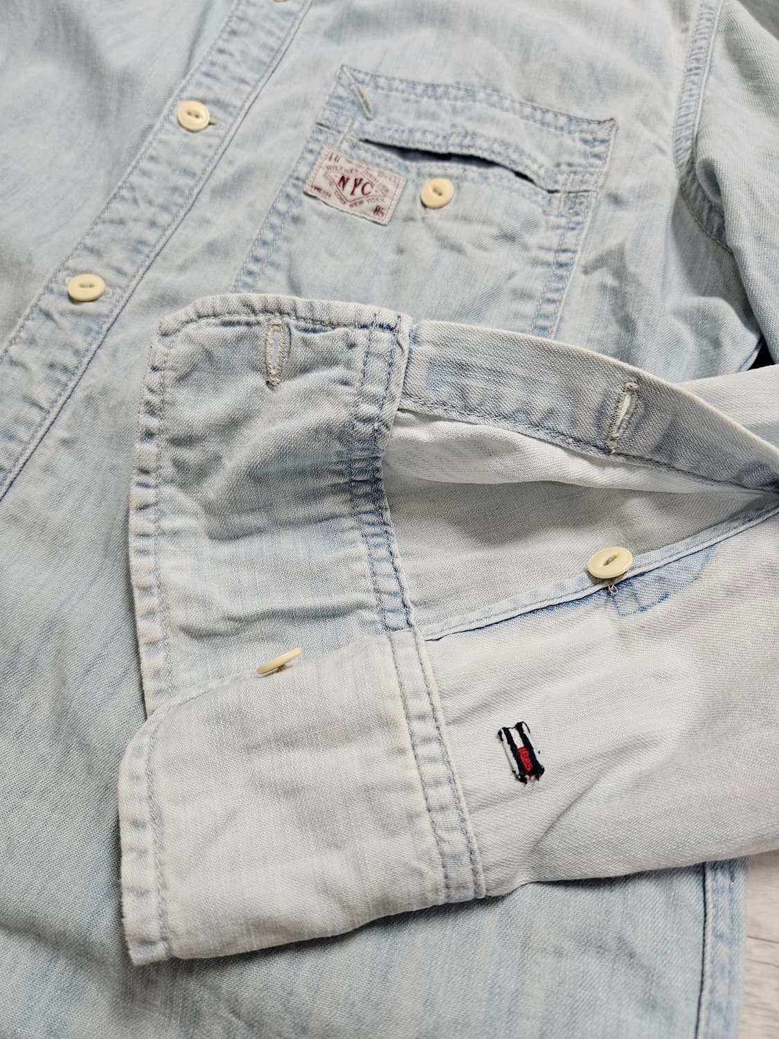 타미힐피거데님 셔츠 95(S) 사이즈 상품이미지4