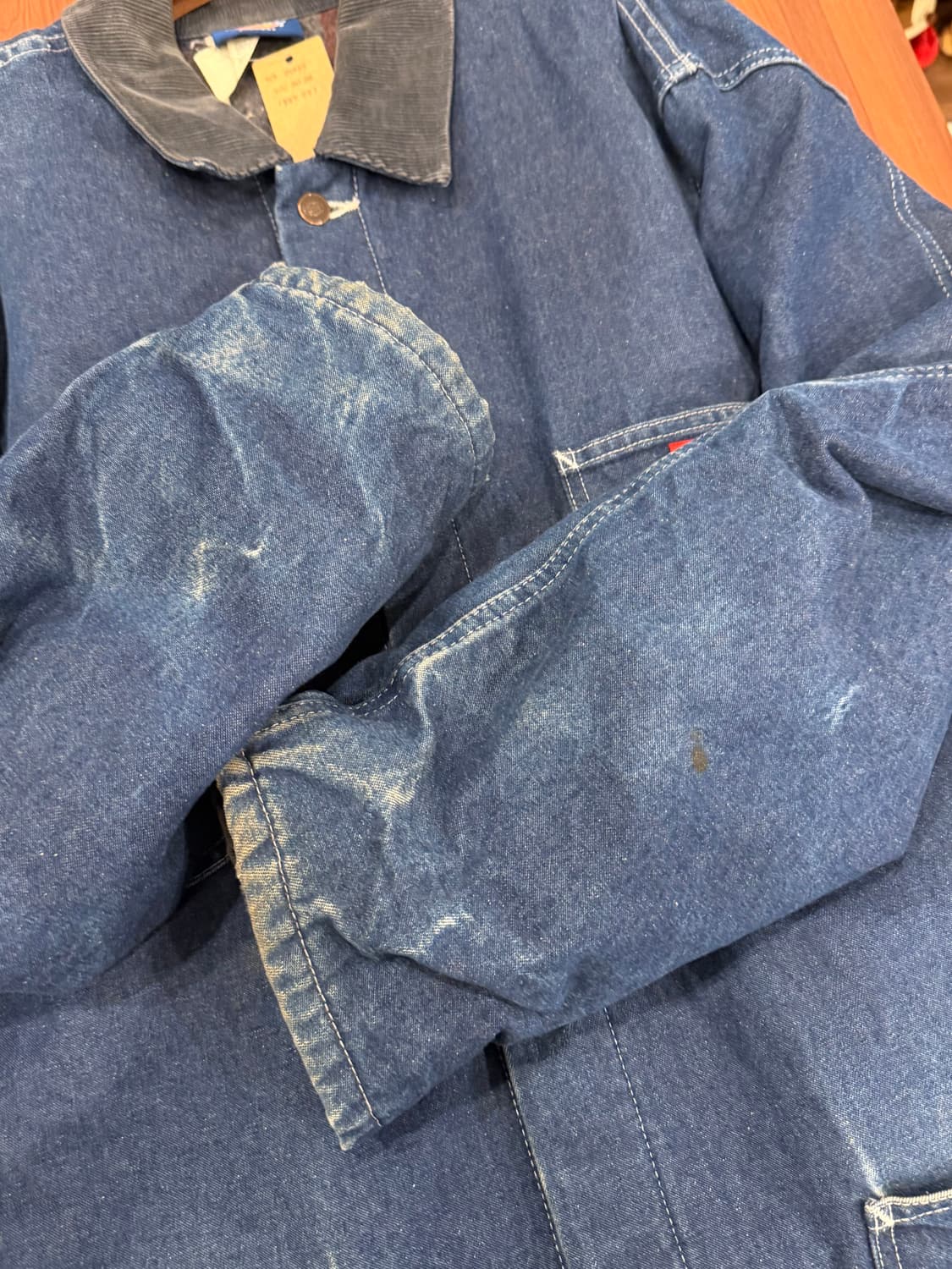 90s Dickies 디키즈 데님 초어 코트 워크 자켓 상품이미지8