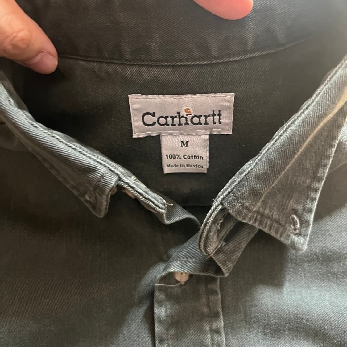 [CARHARTT] 칼하트 모스그린 워크셔츠 상품이미지2