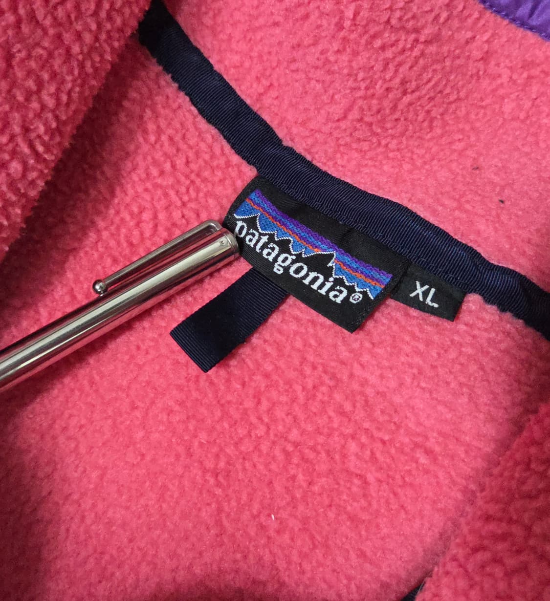 (XL)파타고니아 90s 빈티지핑크 신칠라 플리스 상품이미지4