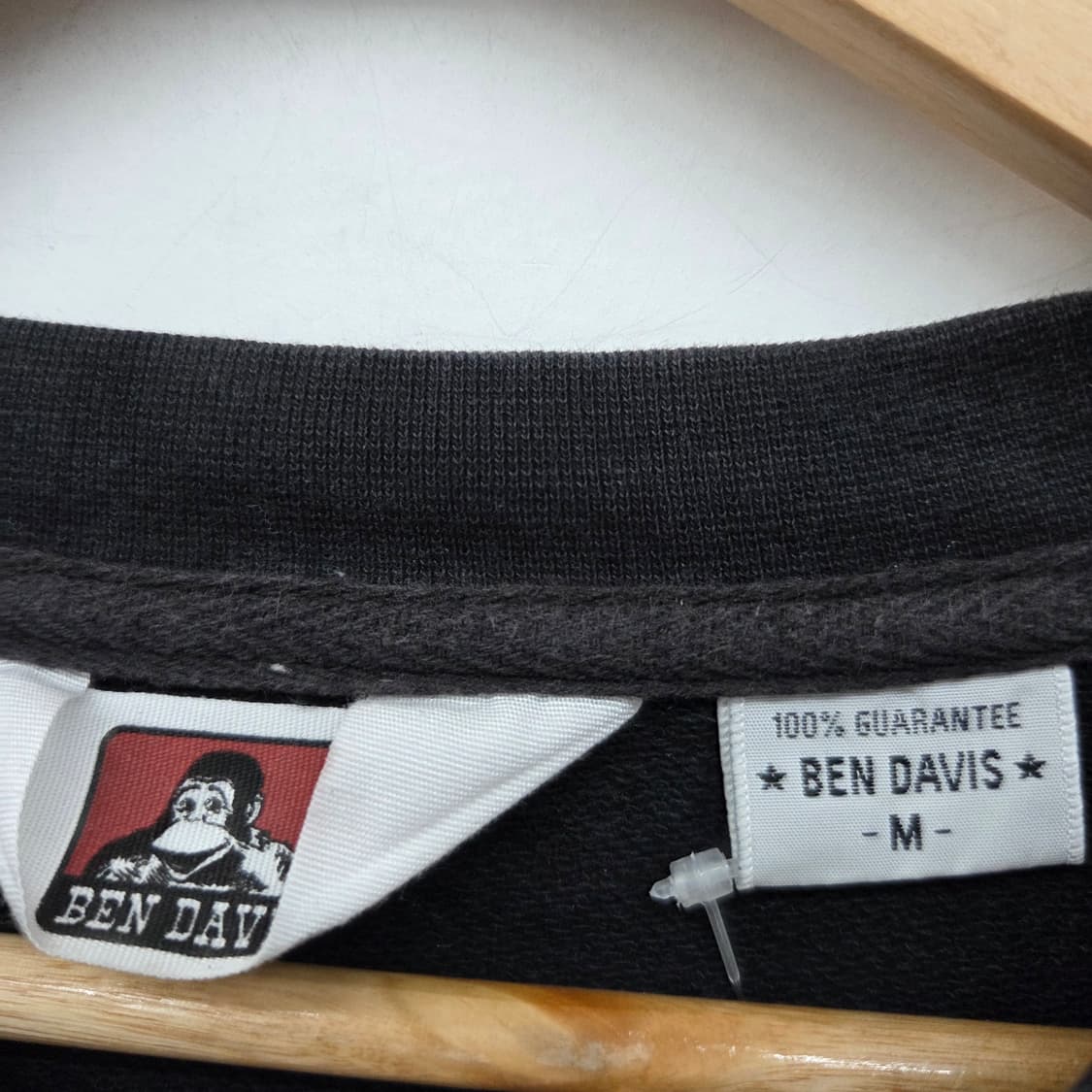 벤 데이비스 검정색 맨투맨 티셔츠 남성M 상품이미지4