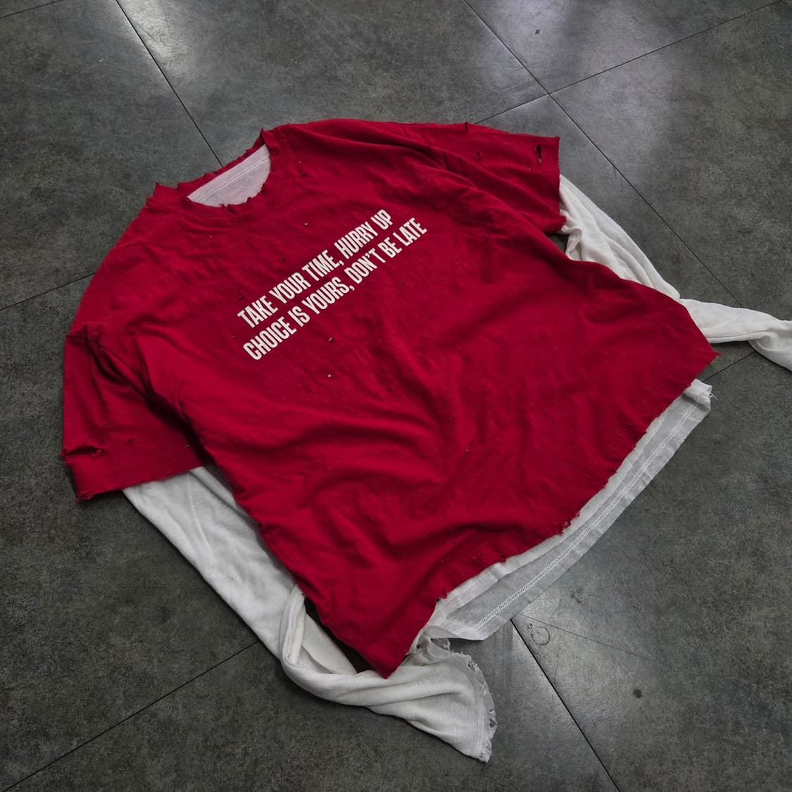 빈티지 긴팔레이드 티셔츠 상품이미지2