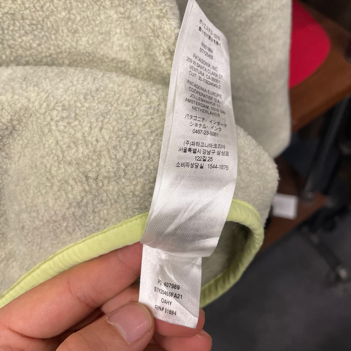 FA21 파타고니아 신칠라 스냅-T 풀오버 플리스 N6 상품이미지10