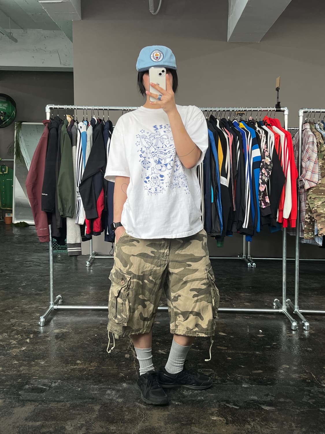 아베크롬비 카모플라주 카고 하프팬츠 상품이미지1