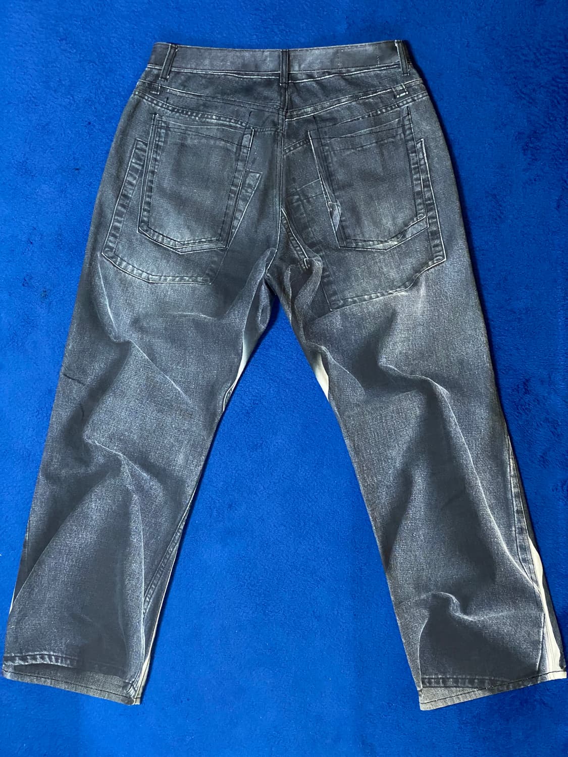 TypingMistake 타이핑미스테이크 디지털워시드 프린트 데님팬츠 L 상품이미지6