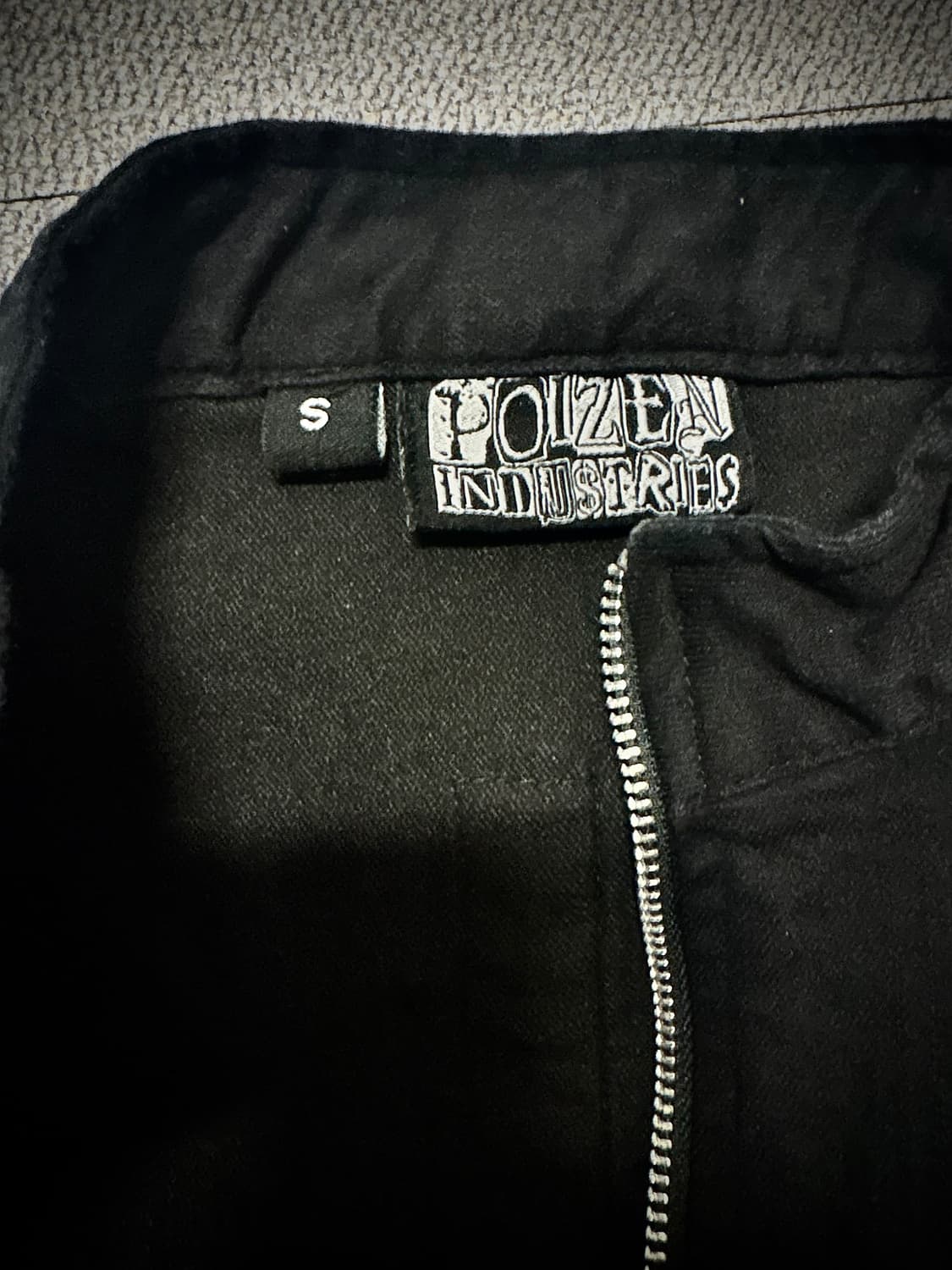 포이즌 인더스트리 펑크 블랙 반팔 자켓 상품이미지3