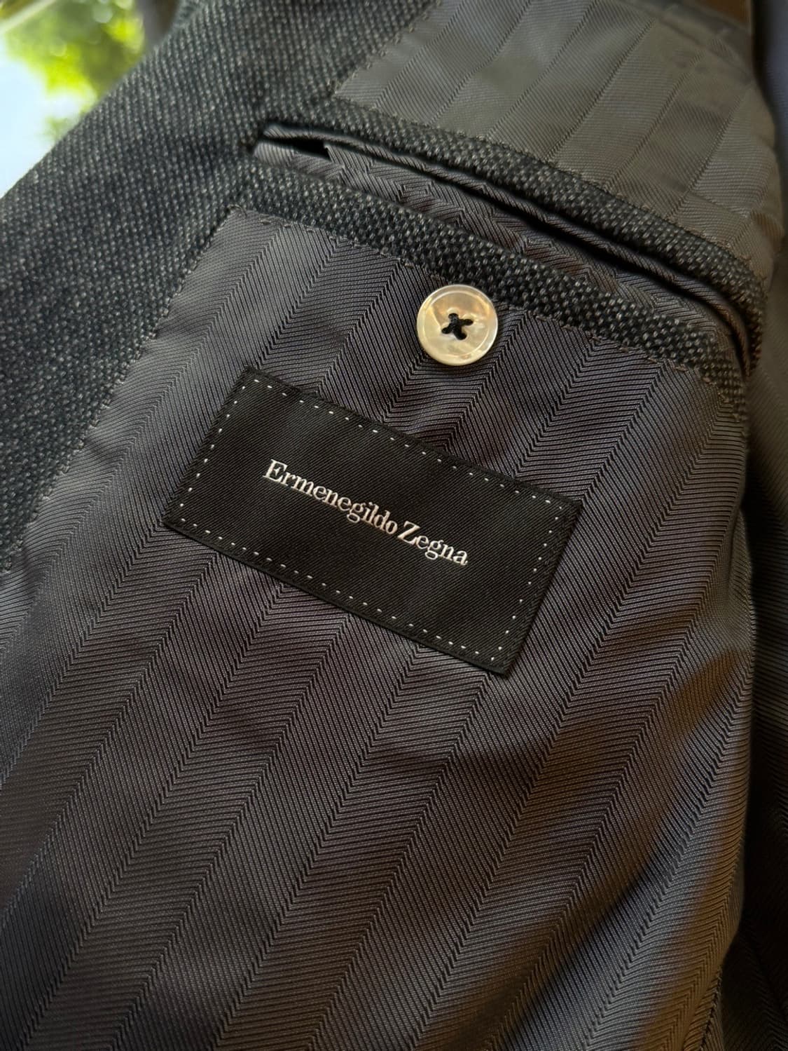 에르메네질도 제냐 울 실크 앙고라 테일러드 자켓 95 상품이미지9