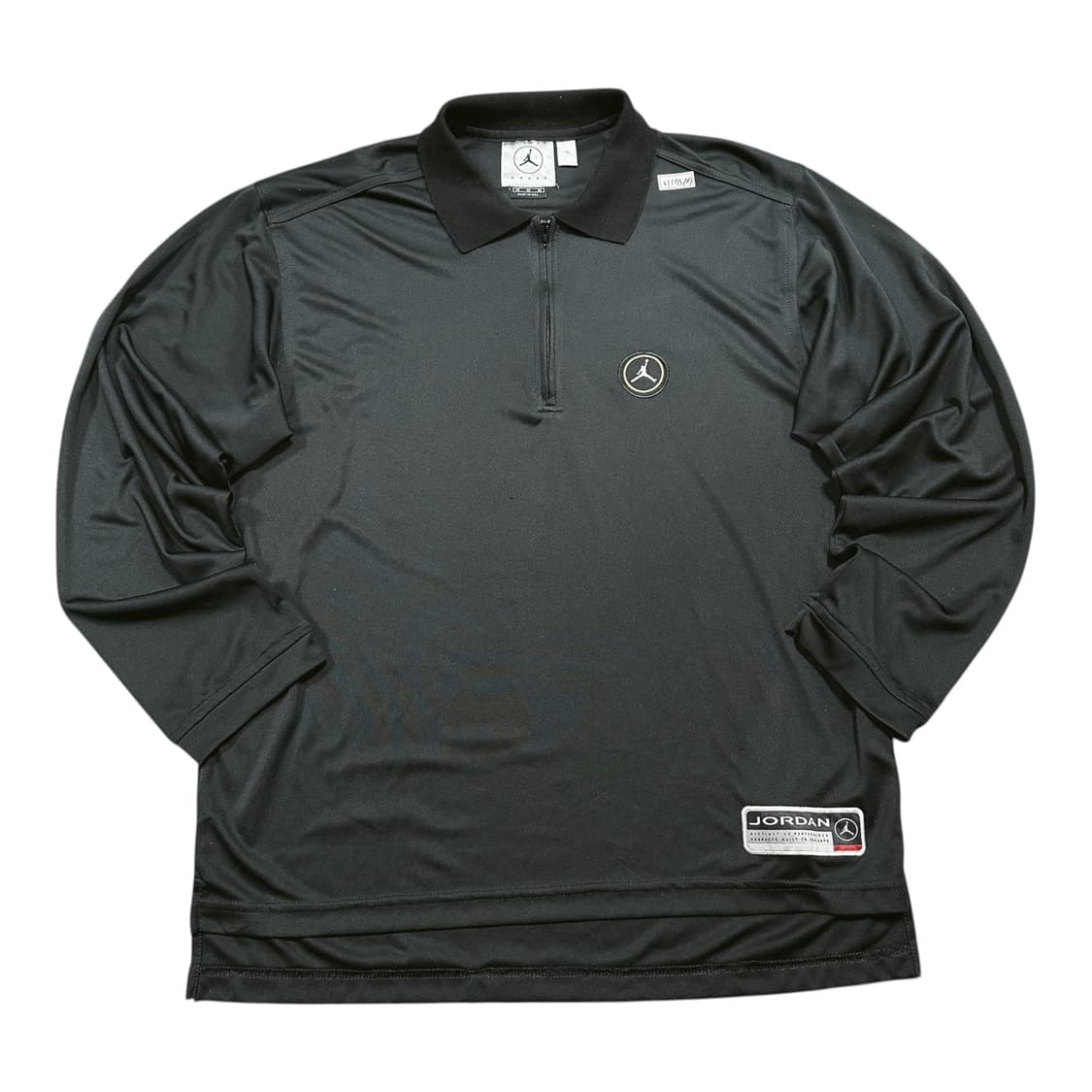 ✨ (바배) 나이키 조던 00s 올드스쿨 블랙 반집업 카라 롱슬리브 상품이미지1