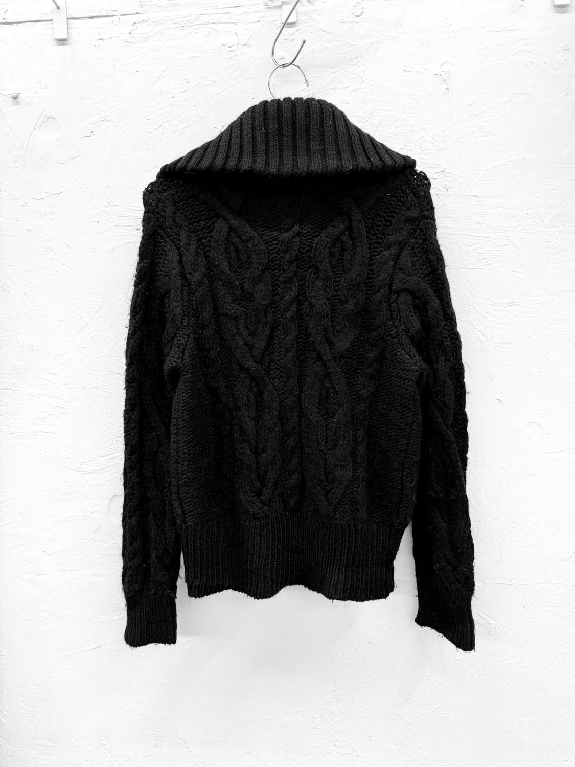 buona giornata 하이넥 니트집업 상품이미지6