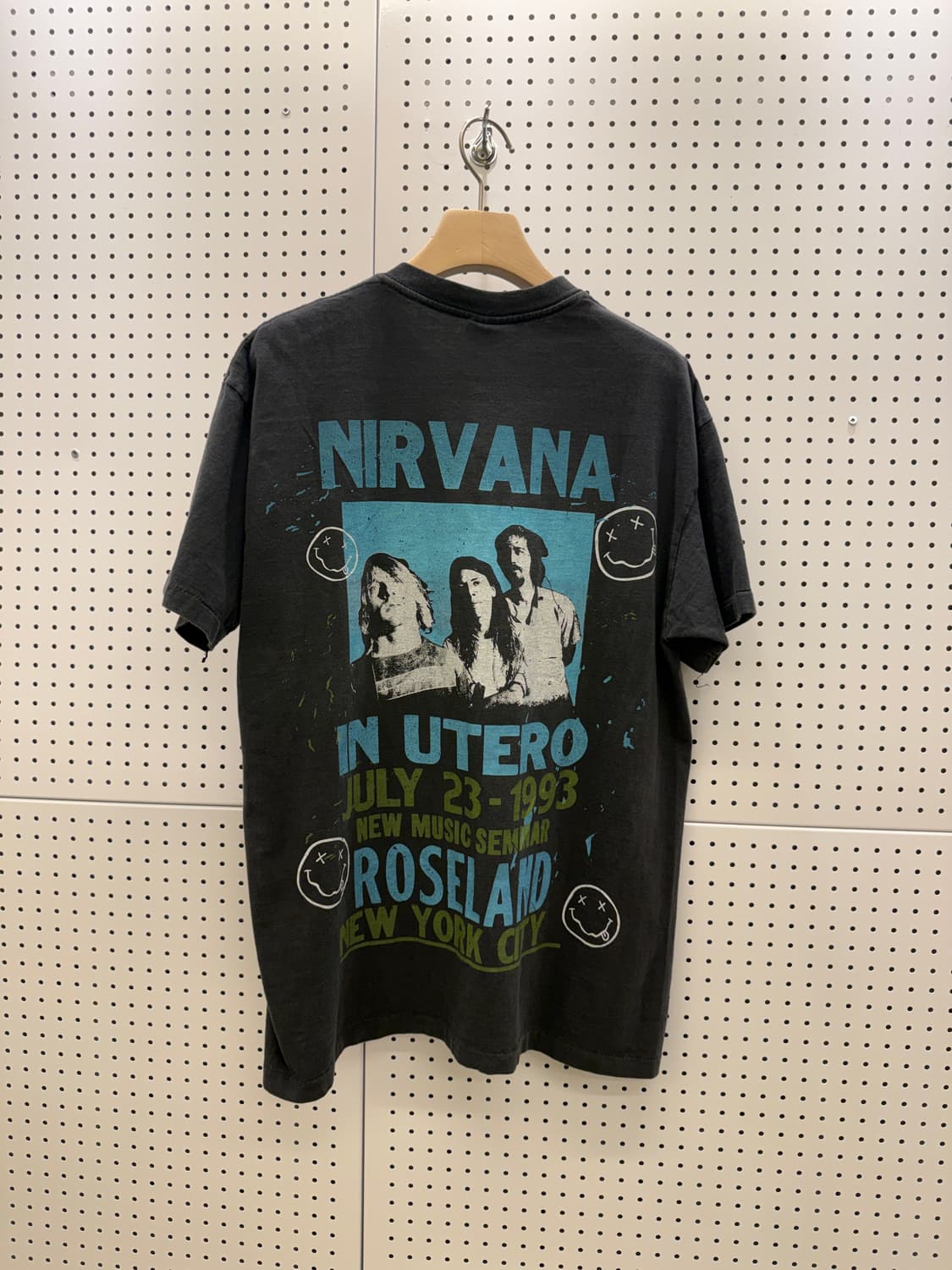 너바나 인 유테로 앨범 엔젤 프린팅 반팔 티셔츠 U1723 상품이미지3