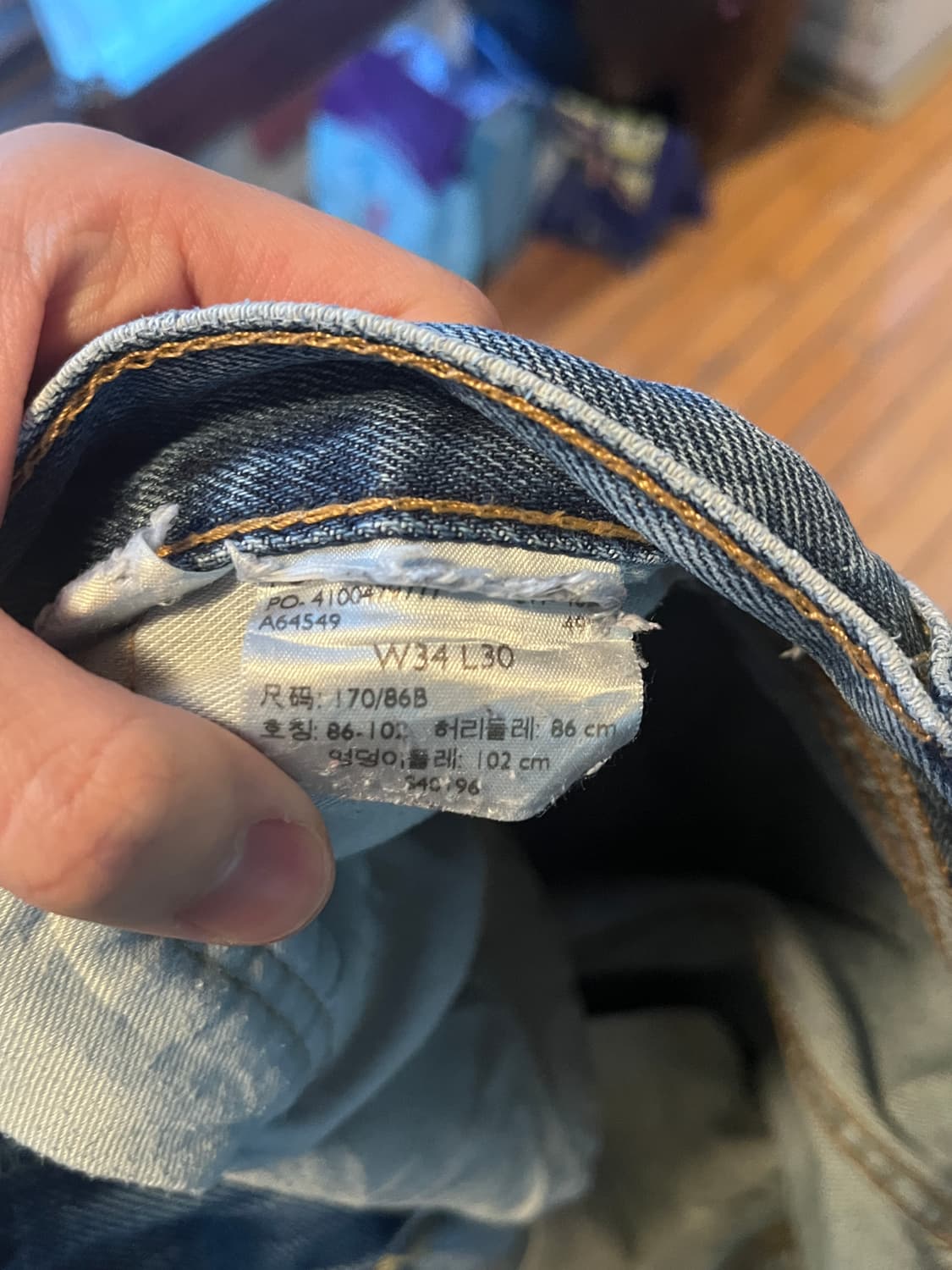 리바이스 527 부츠컷 34x30 상품이미지5