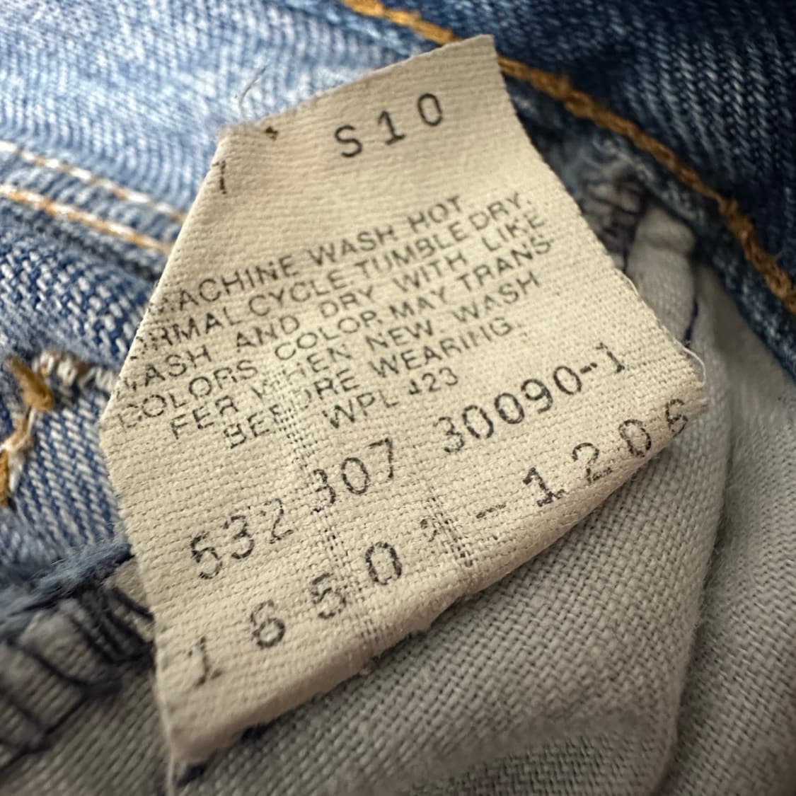 LEVI'S 505 80's usa made denim jeans 상품이미지7