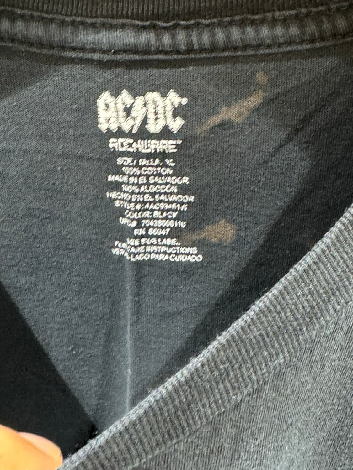 빈티지 반팔티 AC/DC 상품이미지4
