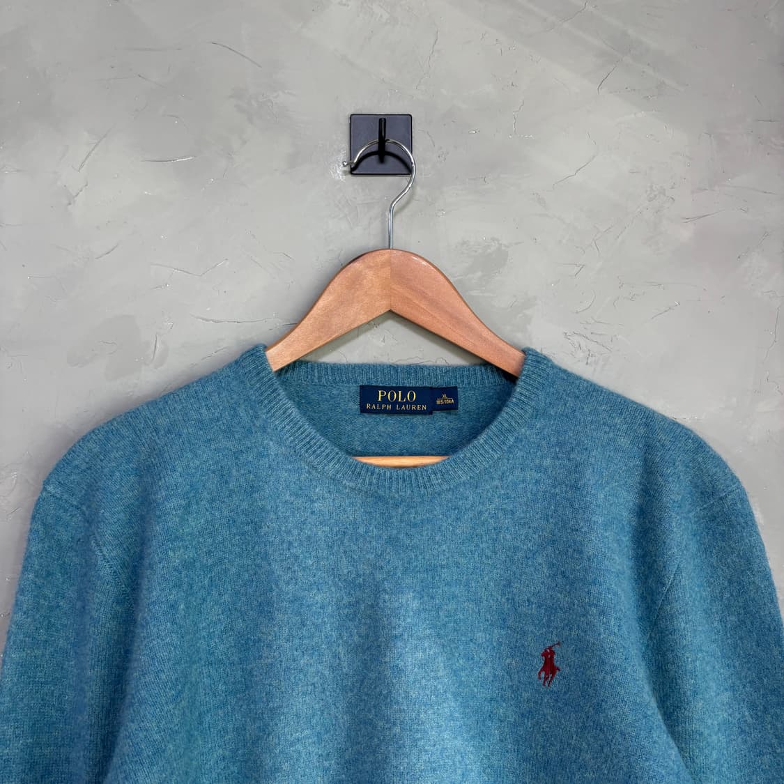 폴로 랄프로렌 램스울 니트 민트 블루 상품이미지2