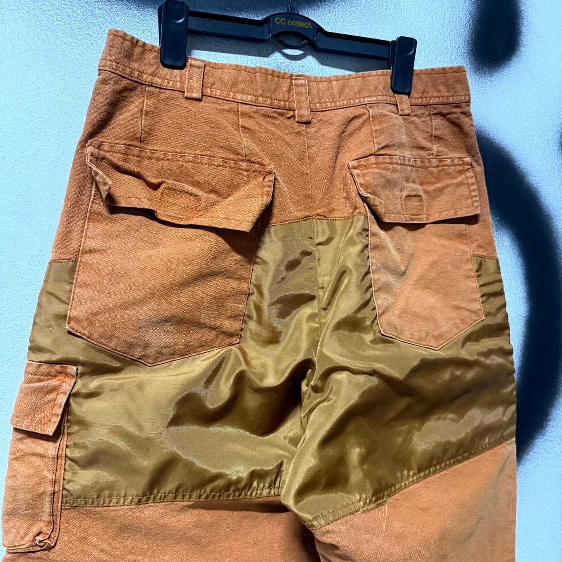 VTG 빈티지 나일론 더블니 벌룬핏 워크 데님 팬츠 상품이미지7