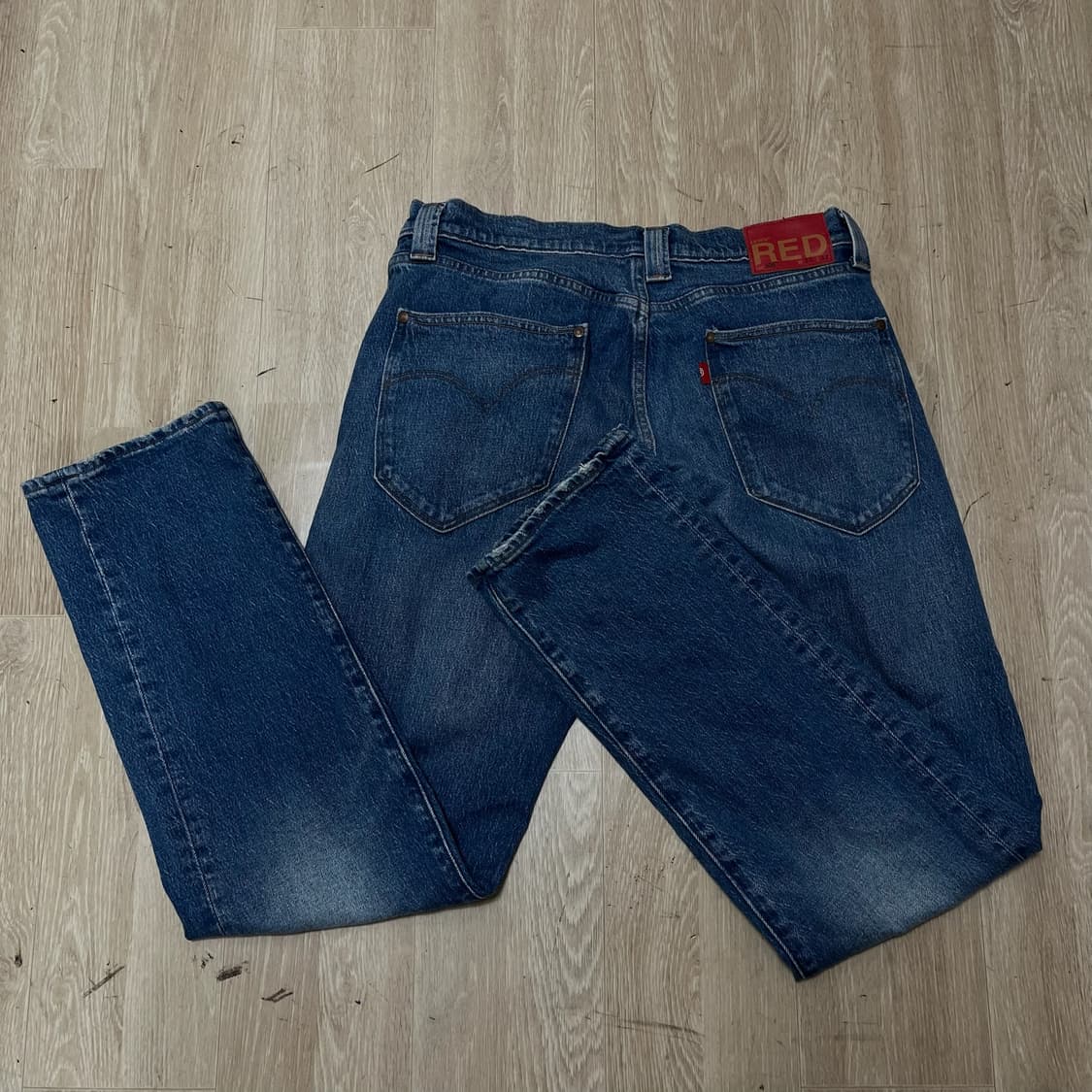 리바이스 505 레드탭 레귤러 데님 청바지 32  상품이미지4