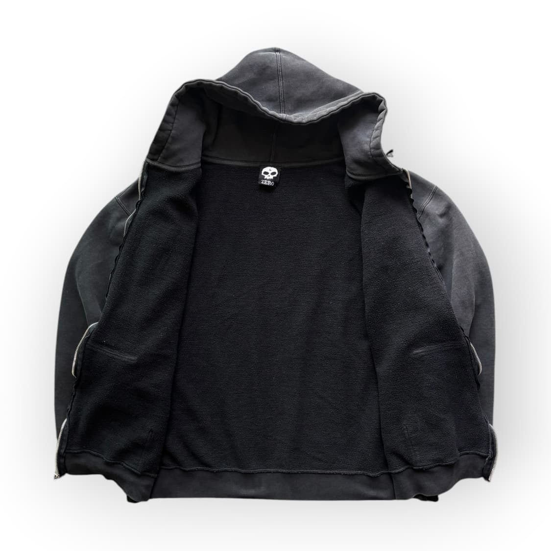 L)90's 제로 스케이트보드 후드집업 상품이미지6
