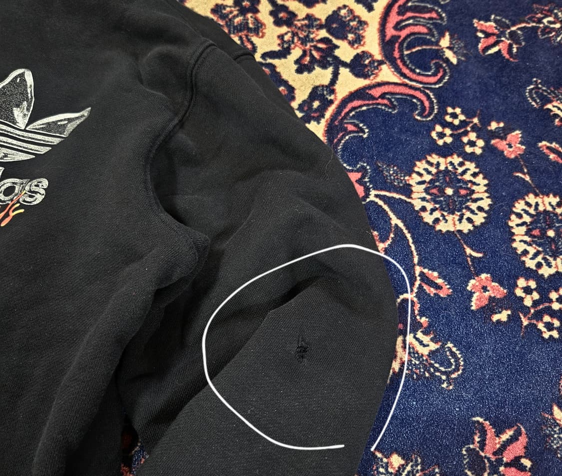 아디다스(Adidas) 트레포일 후드티셔츠 M 상품이미지7