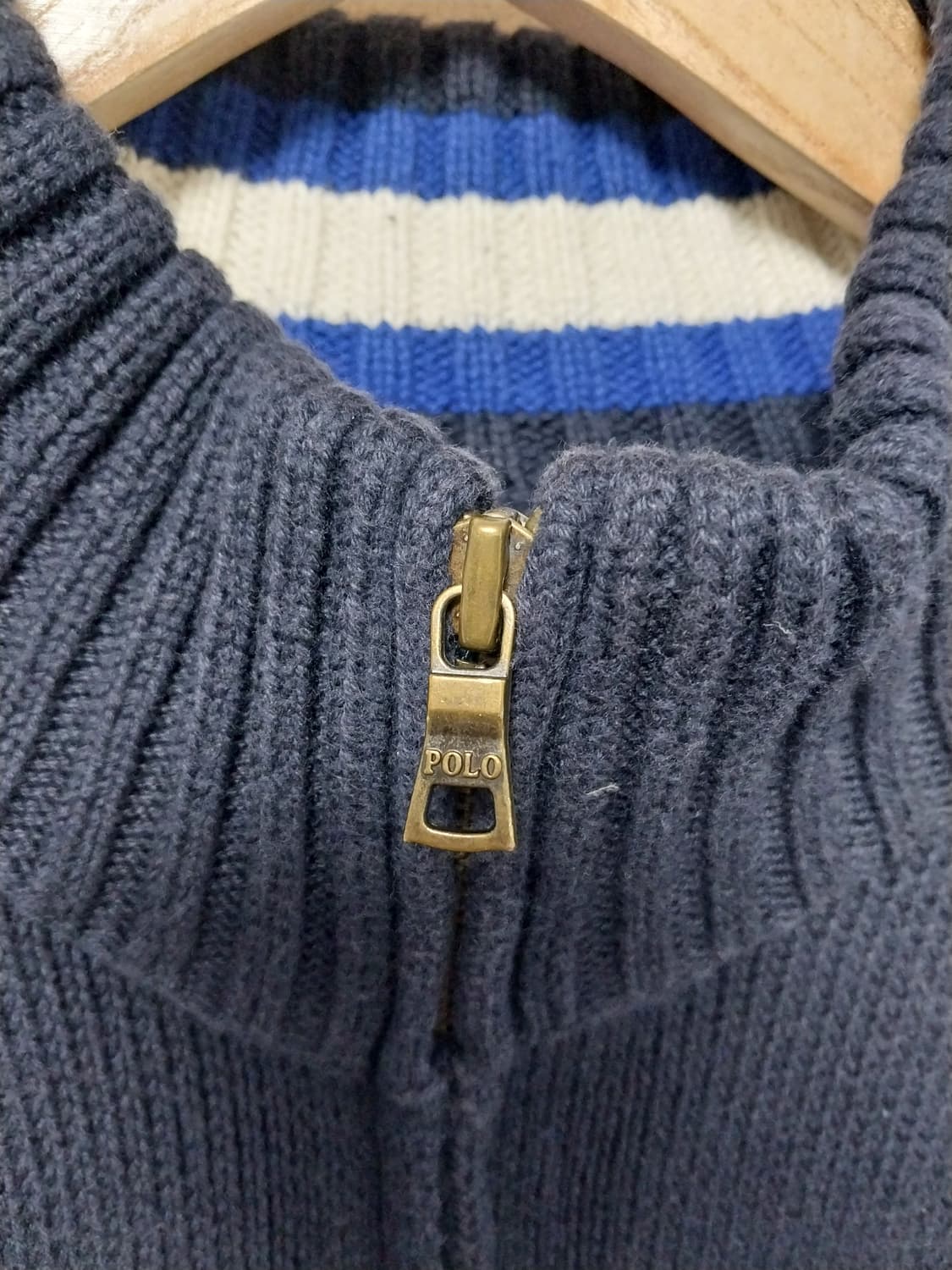 폴로 랄프로렌 니트 집업 XL 상품이미지4