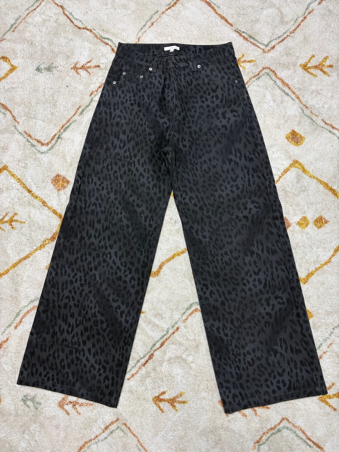 오데스 레오파드 데님 팬츠 상품이미지2