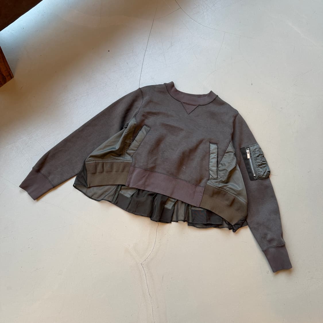 사카이 스웻 x 트윌 풀오버 상품이미지2