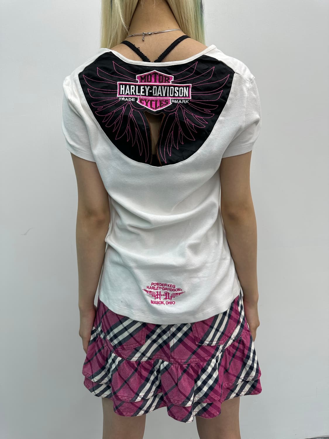 Pink back point top 상품이미지9
