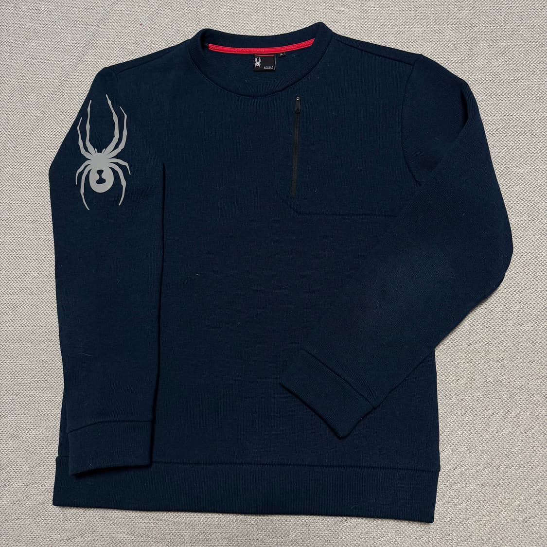 스파이더 빅로고 플리스 맨투맨 상품이미지1