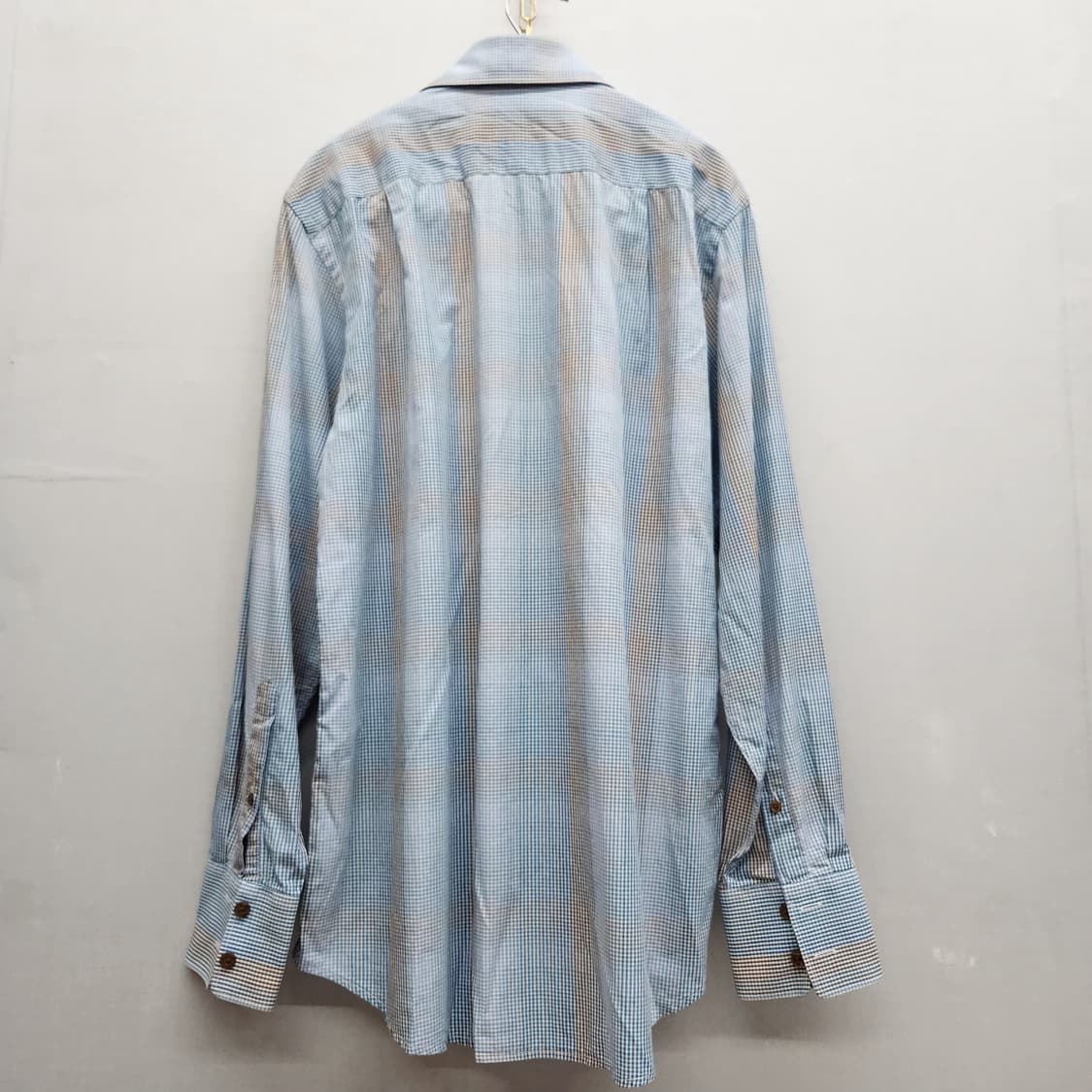 겐조옴므 깅엄체크 셔츠 37(M) 남여공용 상품이미지4