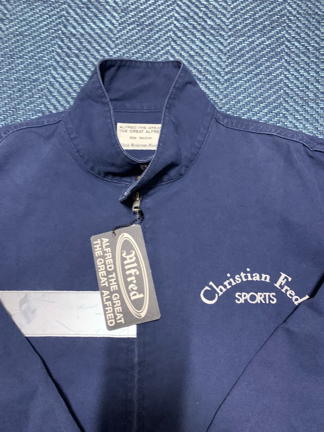 알프레드 크리스챤프레드 블루종 네이비 m 상품이미지2