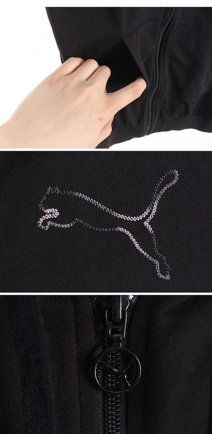 빈티지 퓨마 푸마 puma 반소매 반팔 후드집업 상품이미지3