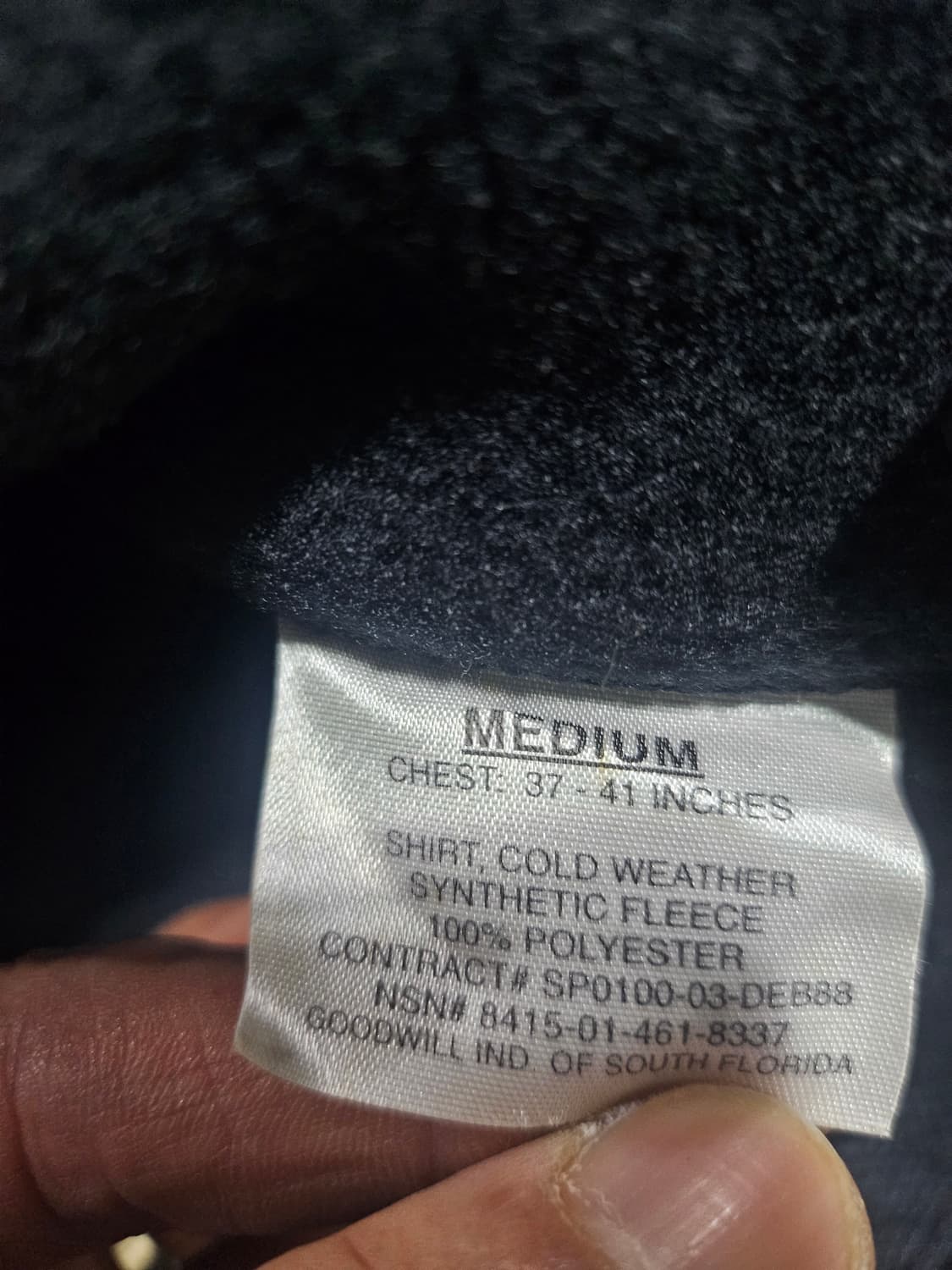 미군오리지날 300폴라텍 미사용신품 MR 상품이미지3