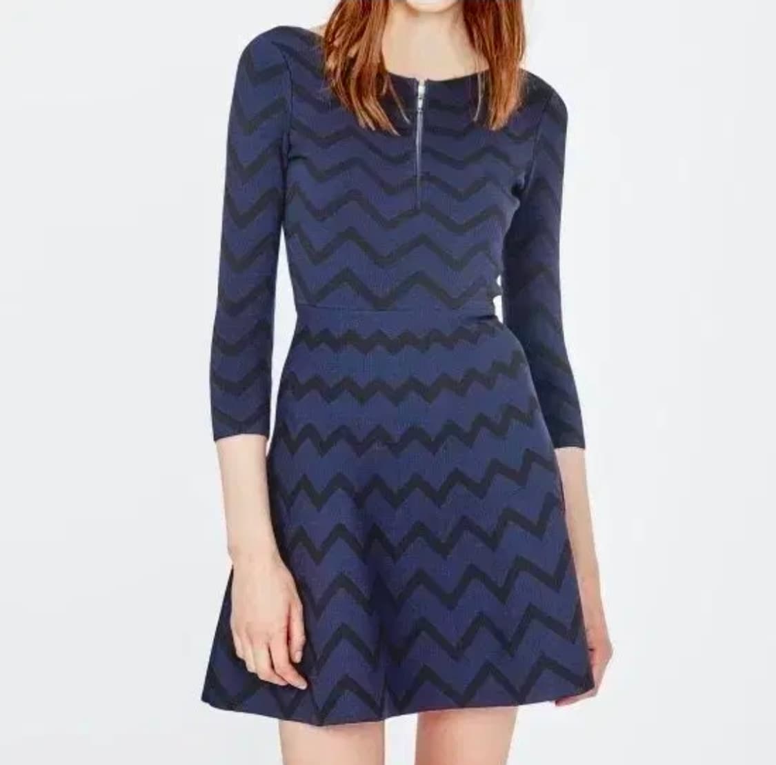 (1)여성 maje 마쥬 패턴 미니 원피스 상품이미지1