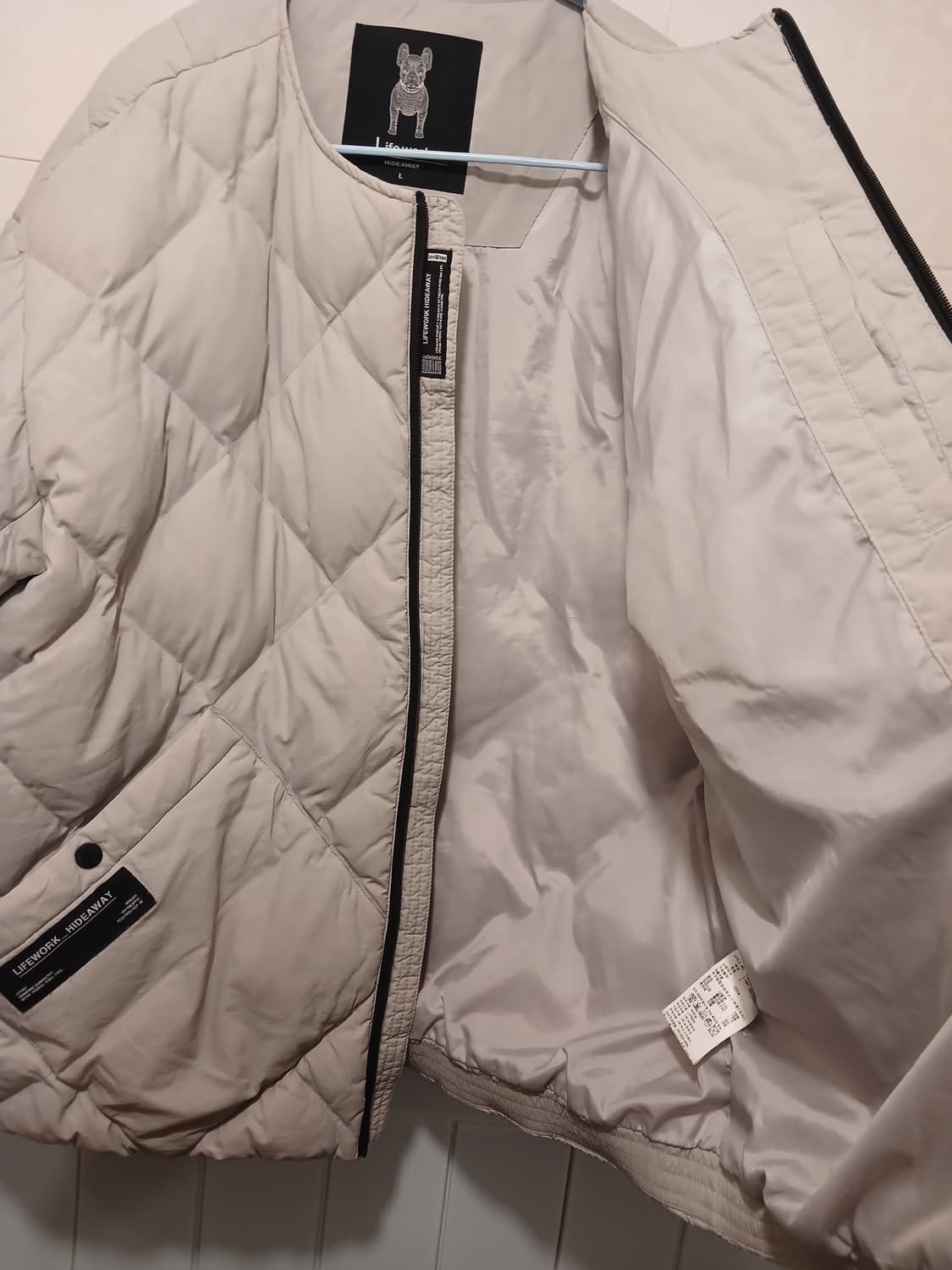 라이프워크 정품 남여공용 퀄팅 점퍼 L 사이즈 외 맨투맨 티셔츠 1개 상품이미지4