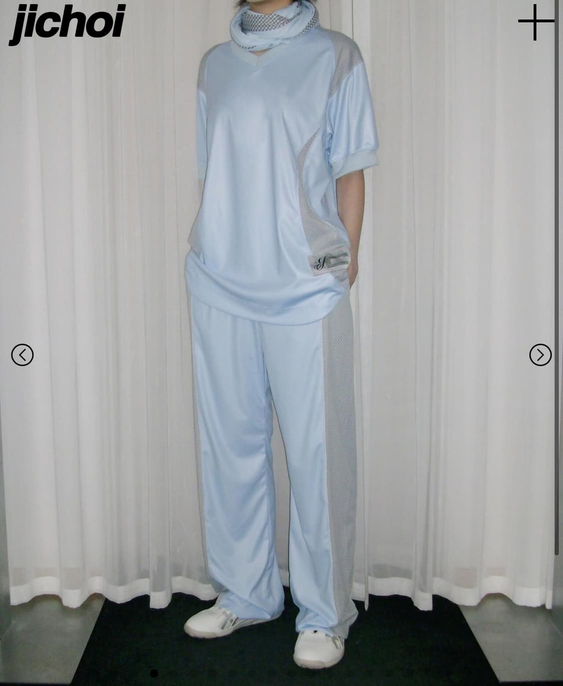 지초이 SS25 매쉬 티셔츠 라이트 그레이 SS25 CURVED MESH 상품이미지4