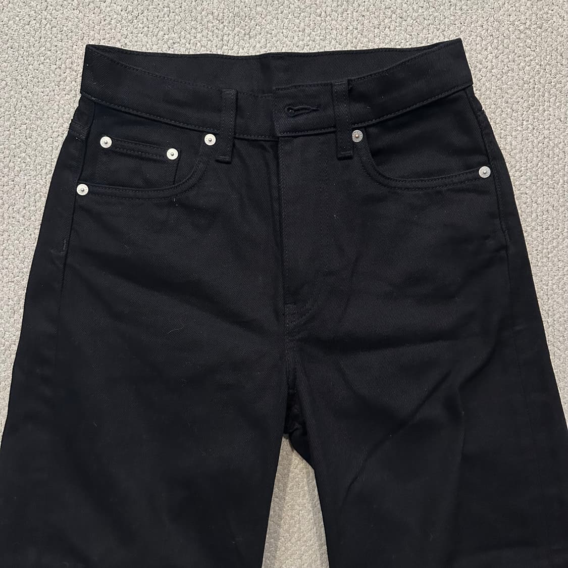 ARKET 아르켓 블랙 코튼 팬츠 상품이미지2