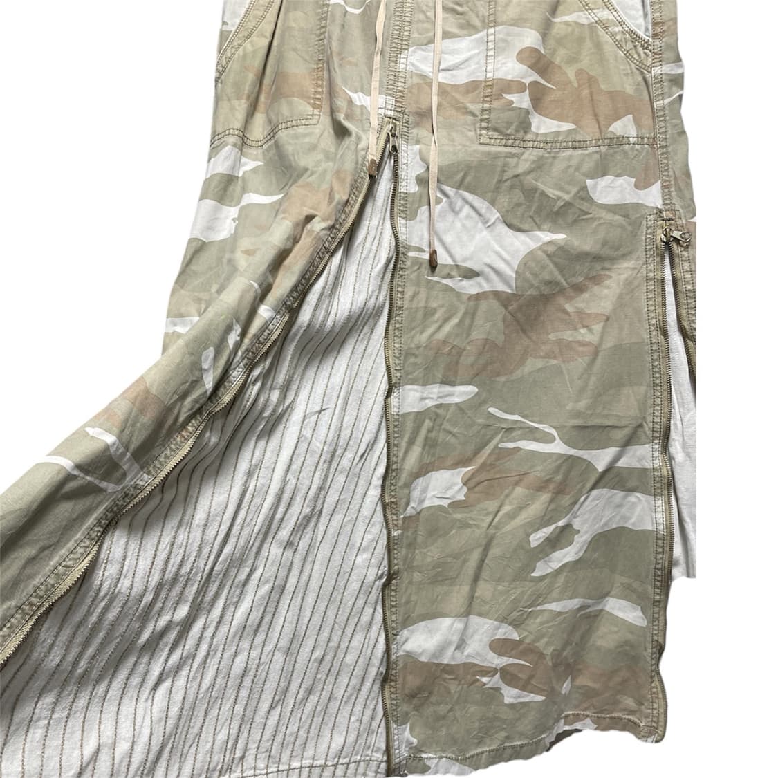 정품.고아 희귀패턴 카모 롱스커트(표기M) 상품이미지3