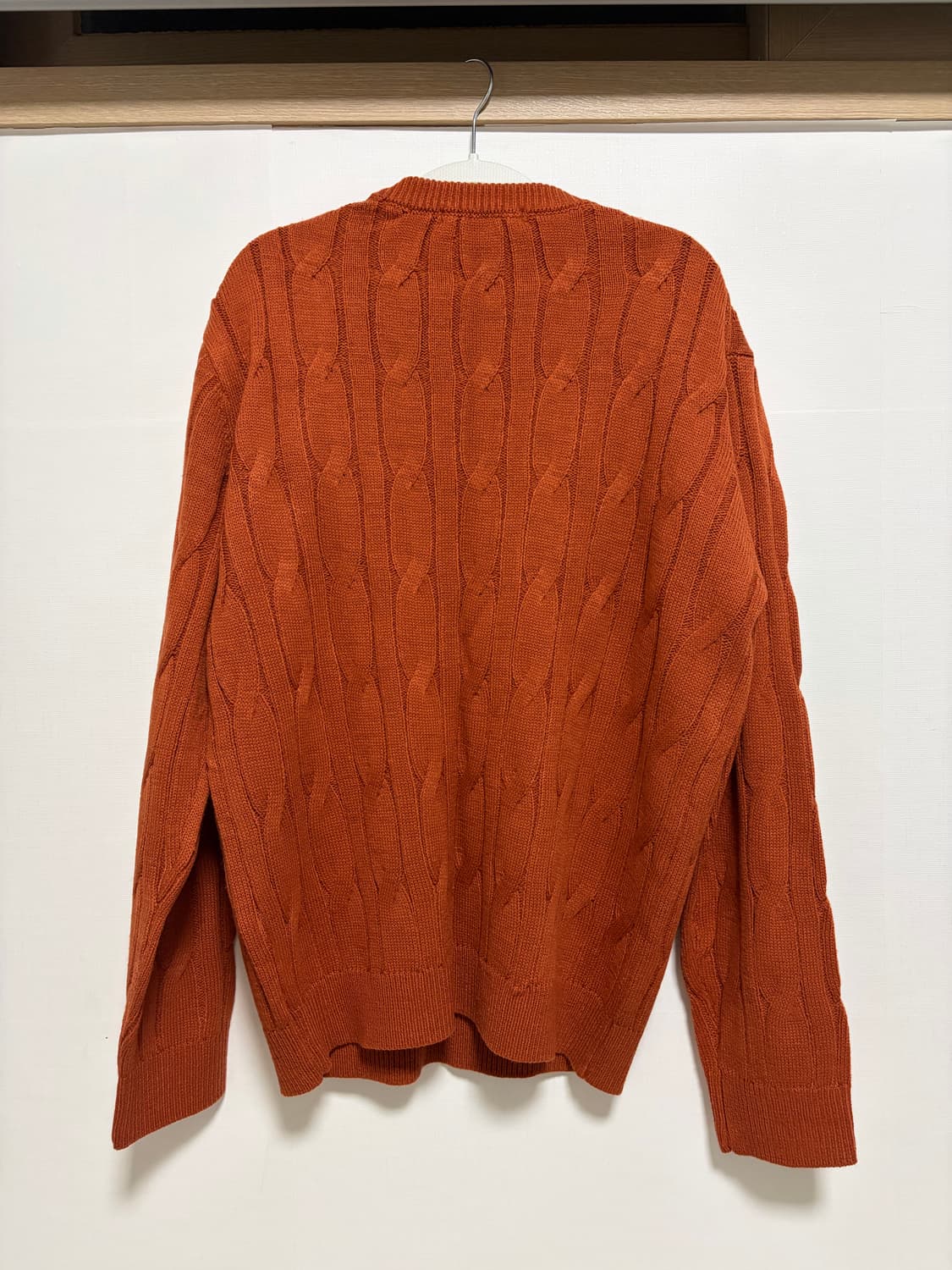 수아레 워셔블 케이블 라운드 니트 상품이미지2