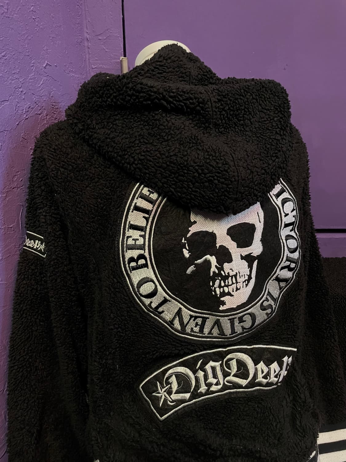 디그딥 스컬 후드집업 상품이미지2