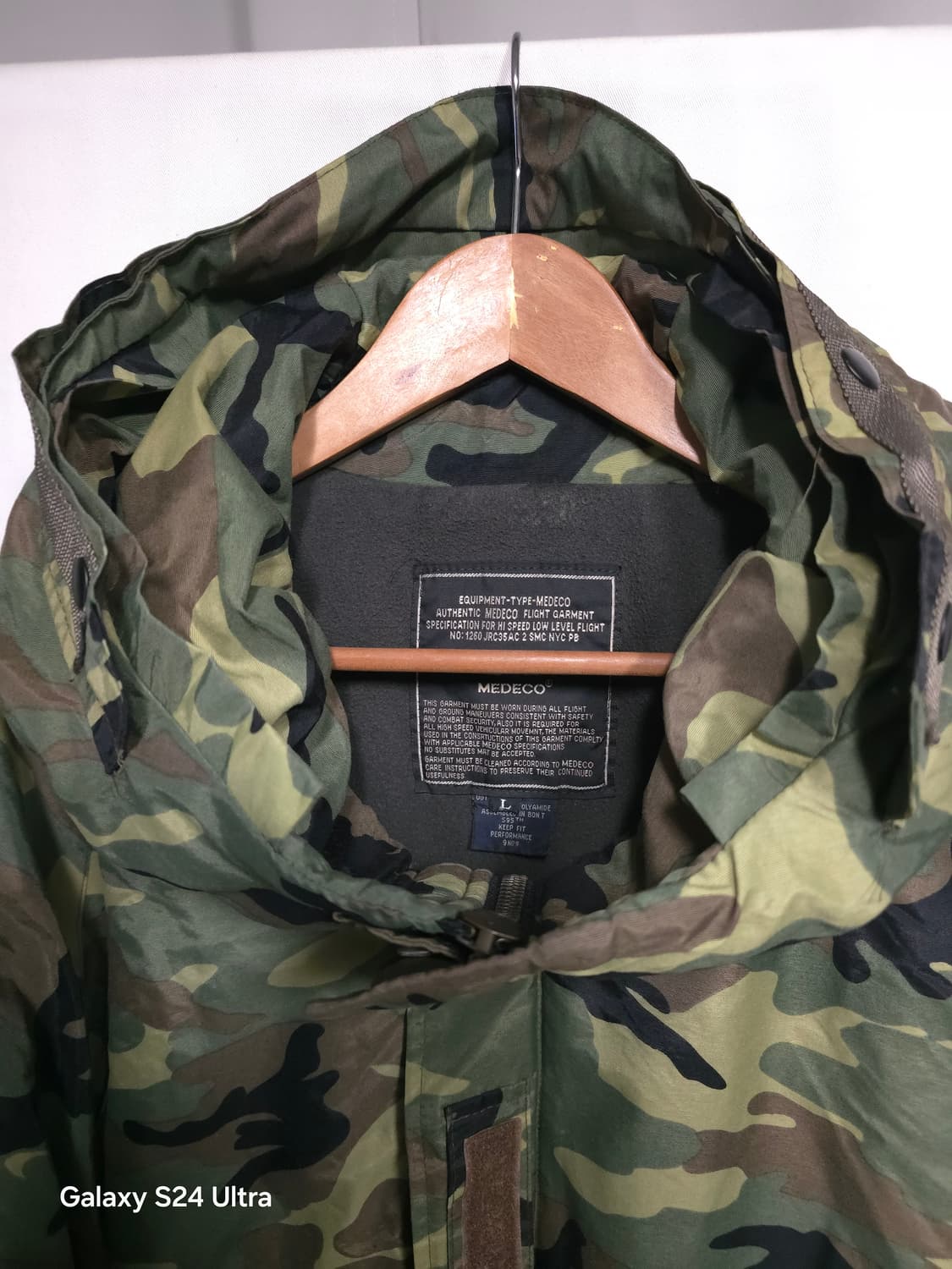 MEDECO 밀리터리 카모플라쥬 후드 점퍼 L ✨️정품✨️ 상품이미지3