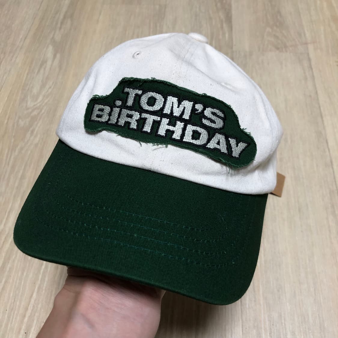 (ONE SIZE) 새상품 톰스 벌스데이 톰스 캡 믹스 그린 볼캡 모자 상품이미지9