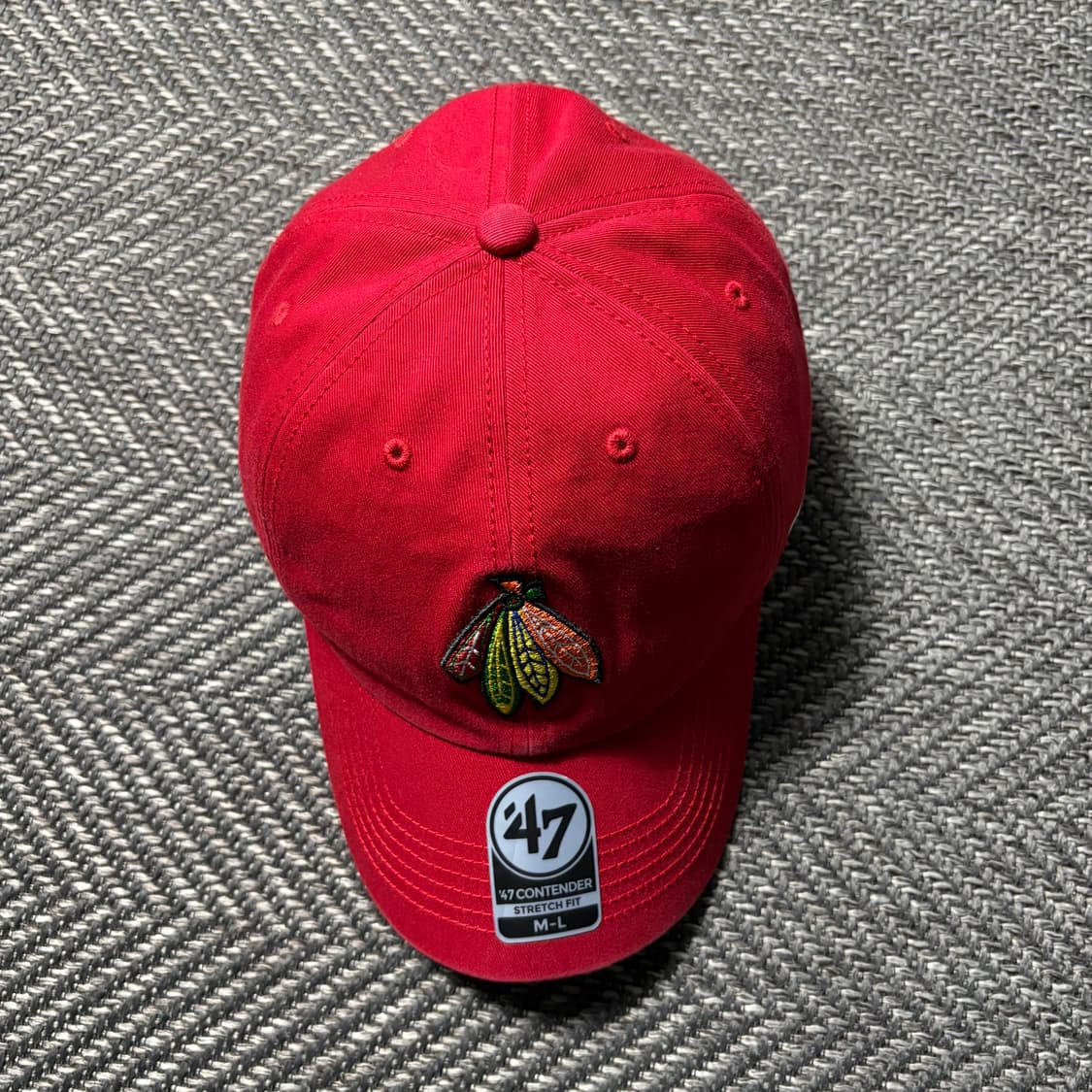 47브랜드 시카고 블랙호크스 레드 볼캡(M-L) 상품이미지2