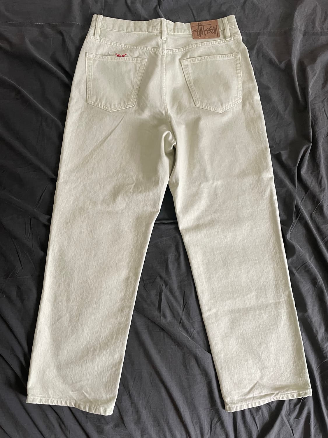  STUSSY DOUBLE DYE BIG 'OL JEAN - CREAM 상품이미지2