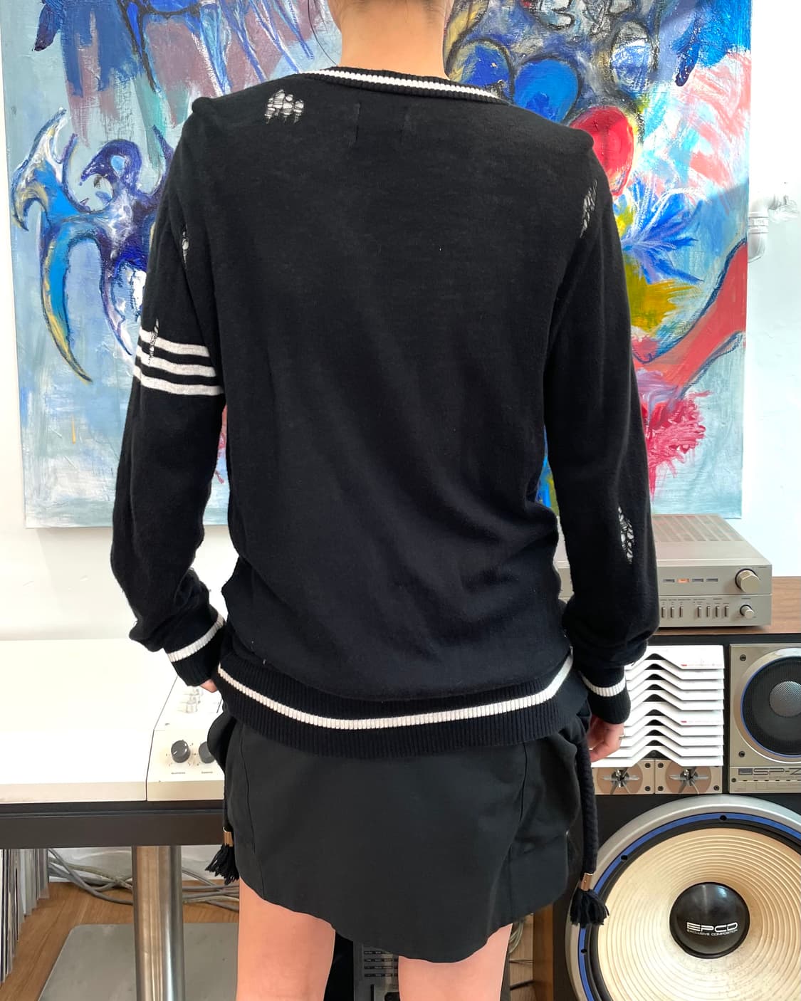 [S] 미하라야스히로 데미지 가디건 상품이미지4