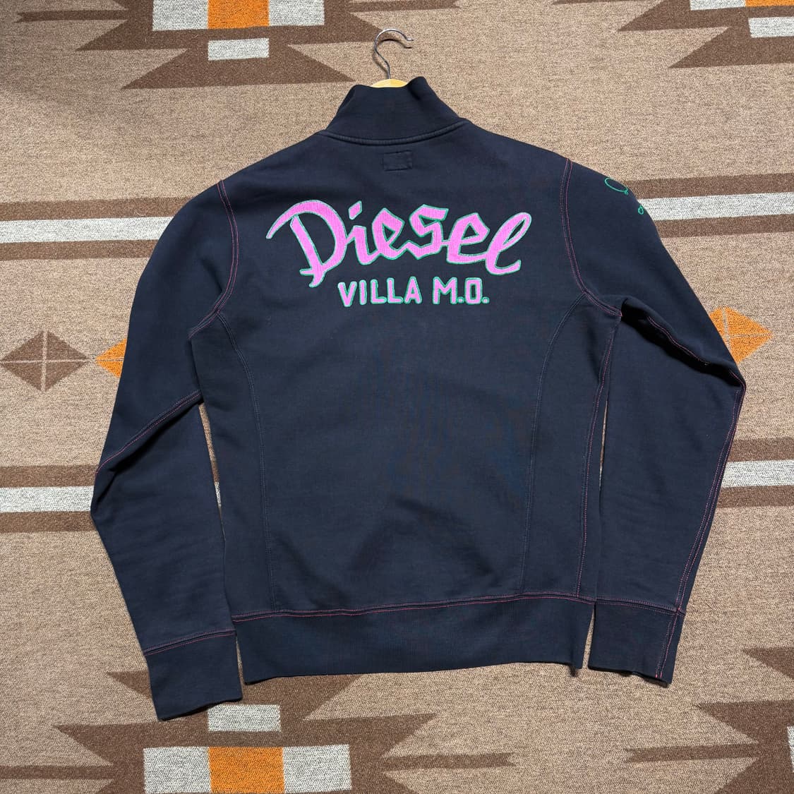 Diesel 디젤 VILLA M.O. 프린팅 스웻 집업 M 100 상품이미지2