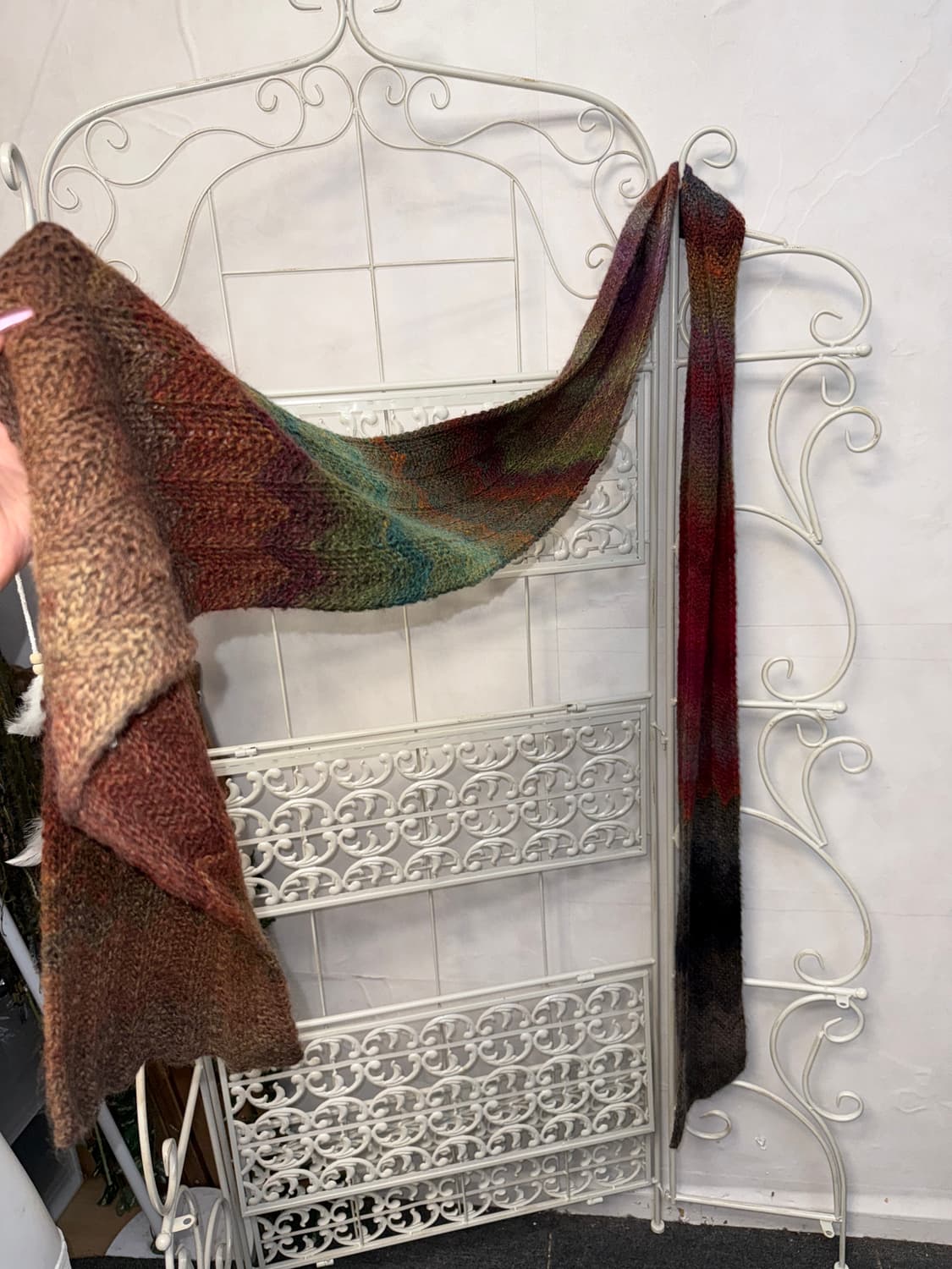 Rainbows bohemian hippie knit muffler 상품이미지2