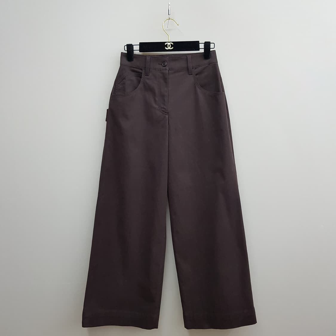 띠어리 2025 와이드 면팬츠 0사이즈 상품이미지1