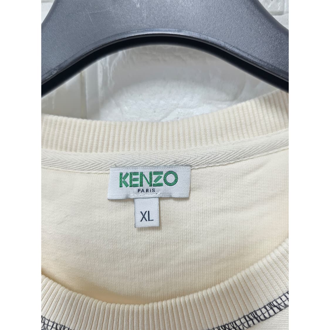 택포) KENZO 겐조 아이보리 맨투맨 XL 상품이미지2